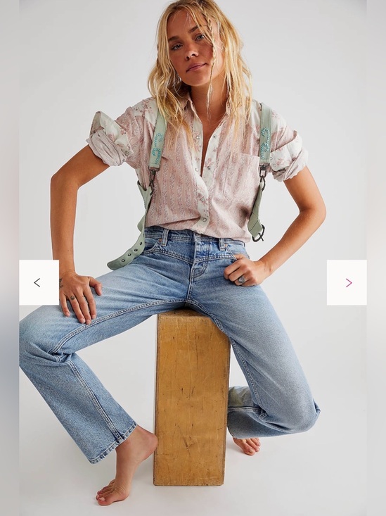 Free People Denim - Free People We The Free Shelby Low-Rise Boyfriend Jeans Size 29 NWOT $128